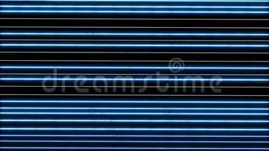 抽象创意氖激光led线.. 复古迪斯科，俱乐部霓虹灯声波秀背景.. 色彩鲜艳的紫外线边界